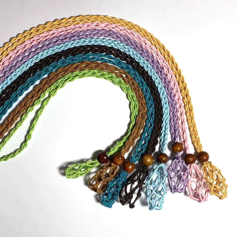 Necklace Cord Empty Stone Holder for Raw Stone Replacement Net Bag Adjustable Length DIY Necklace Jewelry Making Accesso N0HE
Necklace Cord Empty Stone Holder for Raw Stone Replacement Net Bag Adjustable Length DIY Necklace Jewelry Making Accesso N0HE