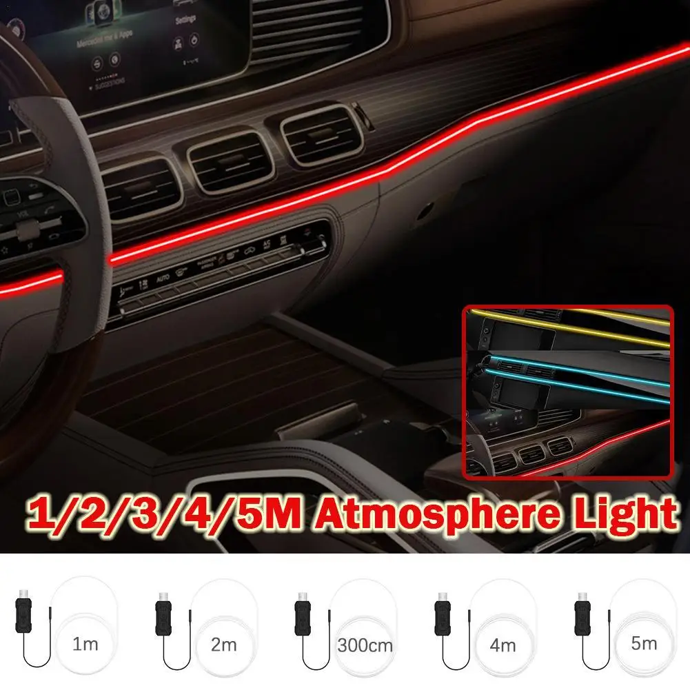 1/2/3/4/5M Car Interior RGB LED Light Strip Ambient Neon Invisible Light USB Fiber Optic Atmosphere Lamp support APP Control
1/2/3/4/5M Car Interior RGB LED Light Strip Ambient Neon Invisible Light USB Fiber Optic Atmosphere Lamp support APP Control