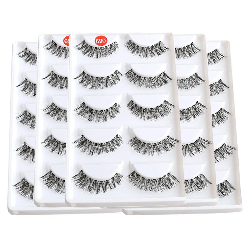 50 Pairs Wholesale Black Messy Cross False Eyelashes Natural Long Eyelash Big eyes Makeup Fake Eye Lashes Extension Tools
50 Pairs Wholesale Black Messy Cross False Eyelashes Natural Long Eyelash Big eyes Makeup Fake Eye Lashes Extension Tools