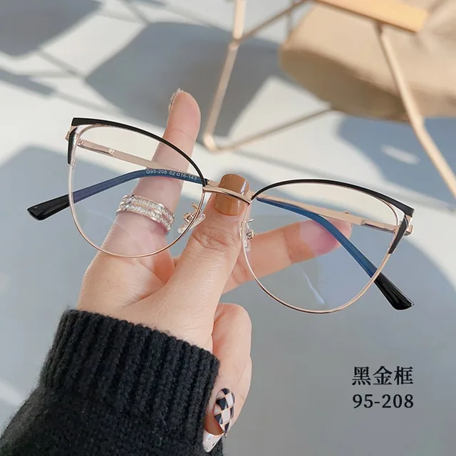 Lunettes anti-lumière bleue pour hommes et femmes, lunettes de créateurs, lunettes optiques, lunettes de protection des yeux pour ordinateur, lunettes à la mode 2