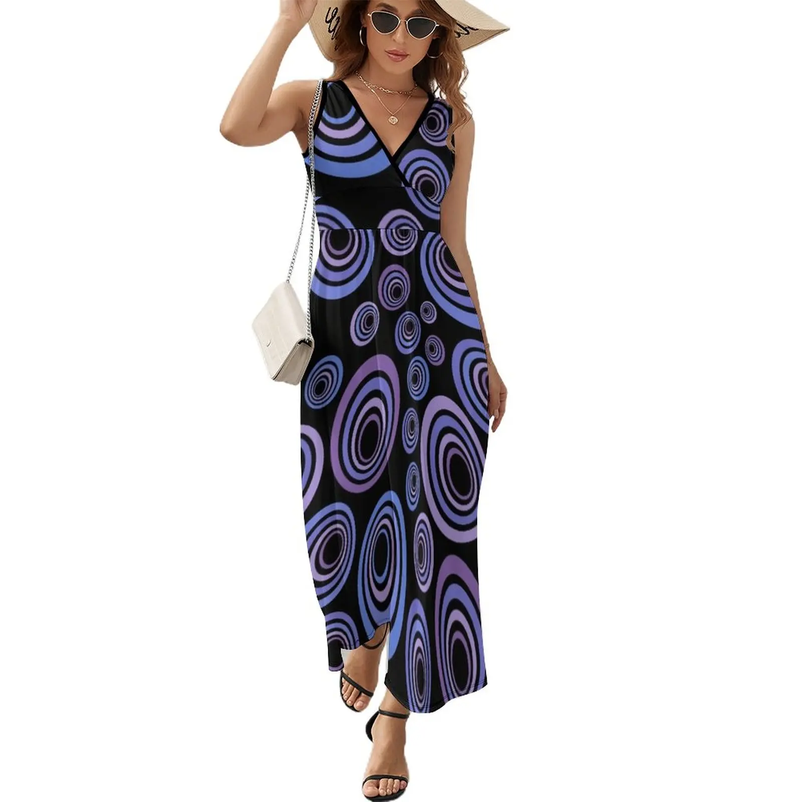 Retro Ultraviolet Pattern Sleeveless Dress Women's clothing summer dress womens 2024
Retro Ultraviolet Pattern Sleeveless Dress Women's clothing summer dress womens 2024