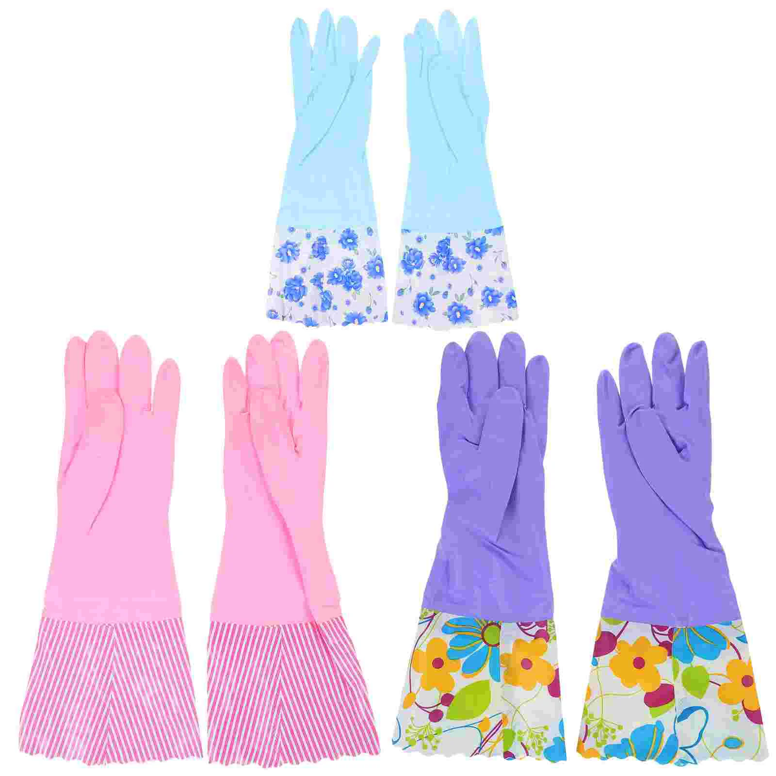3 Pairs Cleaning Gloves Large Kitchen for Washing Dishes Dishwashing Pvc Waterproof
3 Pairs Cleaning Gloves Large Kitchen for Washing Dishes Dishwashing Pvc Waterproof