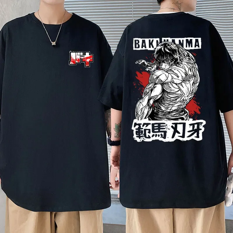 Anime Baki The Grappler Yujiro Hanma Print T-shirt Men's Harajuku Manga Short Sleeve T Shirt Gothic Vintage Oversized T-shirts
Anime Baki The Grappler Yujiro Hanma Print T-shirt Men's Harajuku Manga Short Sleeve T Shirt Gothic Vintage Oversized T-shirts