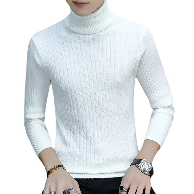 Men's Turtleneck Sweater Winter Casual Knitted Sweater Keep Warm Slim Fit Men Pullovers Tops
Men's Turtleneck Sweater Winter Casual Knitted Sweater Keep Warm Slim Fit Men Pullovers Tops