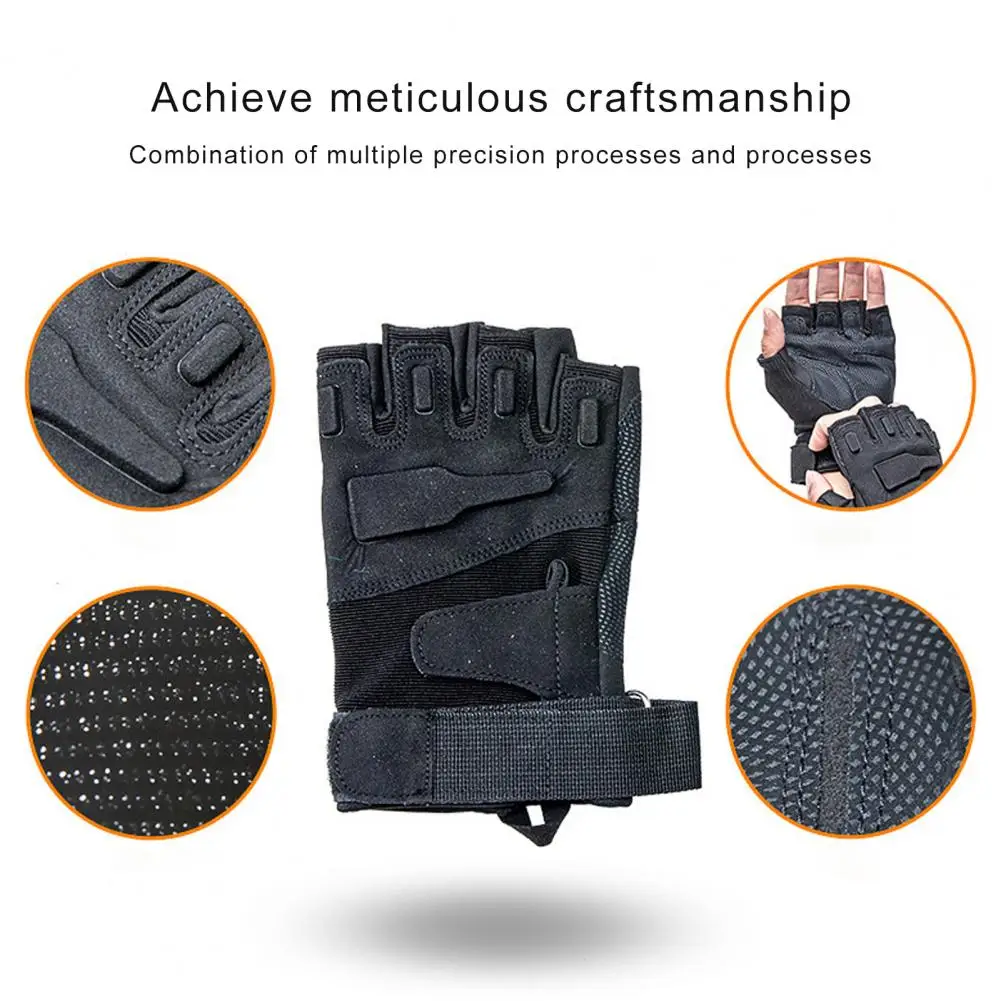 Fastener Tape 1 Pair Portable Half Finger Shooting Driving Gloves Soft Military Gloves Wear-resistant for Exercise
Fastener Tape 1 Pair Portable Half Finger Shooting Driving Gloves Soft Military Gloves Wear-resistant for Exercise