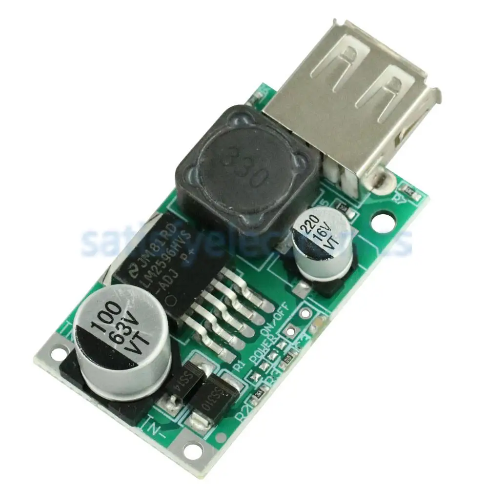 LM2596 HV DC-DC Step Down Buck 5V USB Charger Converter 9V 12V 24V 36V 48V to 5V 3A 15W For Board Module arduino
LM2596 HV DC-DC Step Down Buck 5V USB Charger Converter 9V 12V 24V 36V 48V to 5V 3A 15W For Board Module arduino
