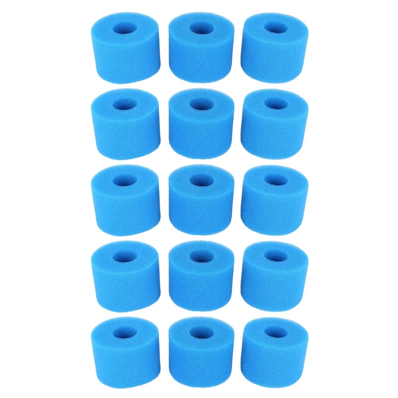 15PCS For Intex Pure Spa Reusable/Washable Foam Hot Tub Filter Cartridge S1 Type
15PCS For Intex Pure Spa Reusable/Washable Foam Hot Tub Filter Cartridge S1 Type