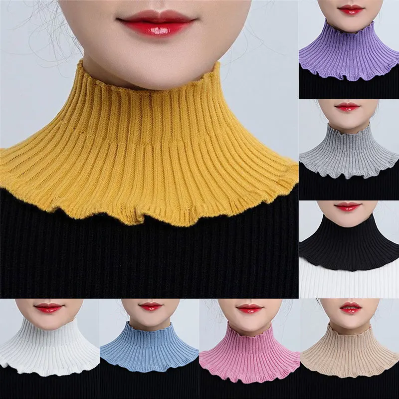 Knitting False Collar Detachable Knitted Turtleneck Fake Collar For Women Neck warmer Autumn Winter Warm Cover Head Neck
Knitting False Collar Detachable Knitted Turtleneck Fake Collar For Women Neck warmer Autumn Winter Warm Cover Head Neck