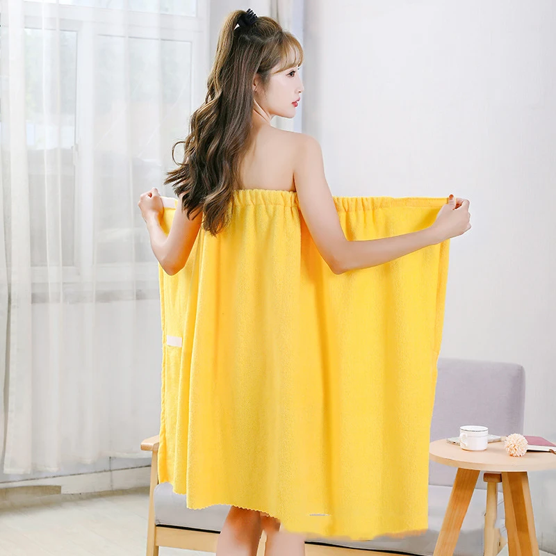 Velcro Strapless Bath Dress Coral Fleece Thickening Water Absorption Wearable Bath Towel Home Wraps For Women Men
Velcro Strapless Bath Dress Coral Fleece Thickening Water Absorption Wearable Bath Towel Home Wraps For Women Men