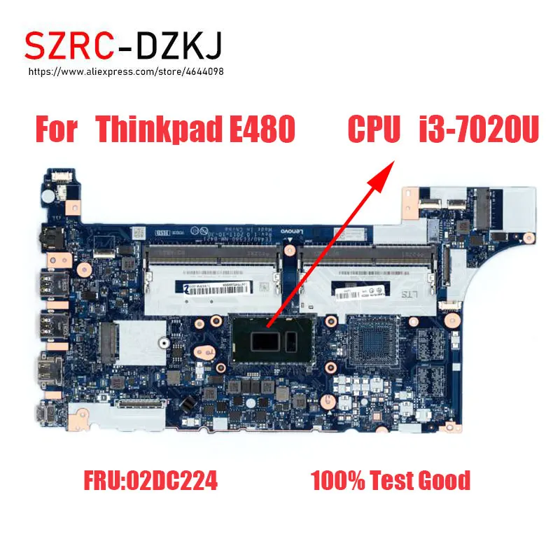 Оригинальная материнская плата для ноутбука Lenovo Thinkpad E480, тест основного процессора, хорошая Бесплатная доставка, 02DC224 02HM047
Оригинальная материнская плата для ноутбука Lenovo Thinkpad E480, тест основного процессора, хорошая Бесплатная доставка, 02DC224 02HM047