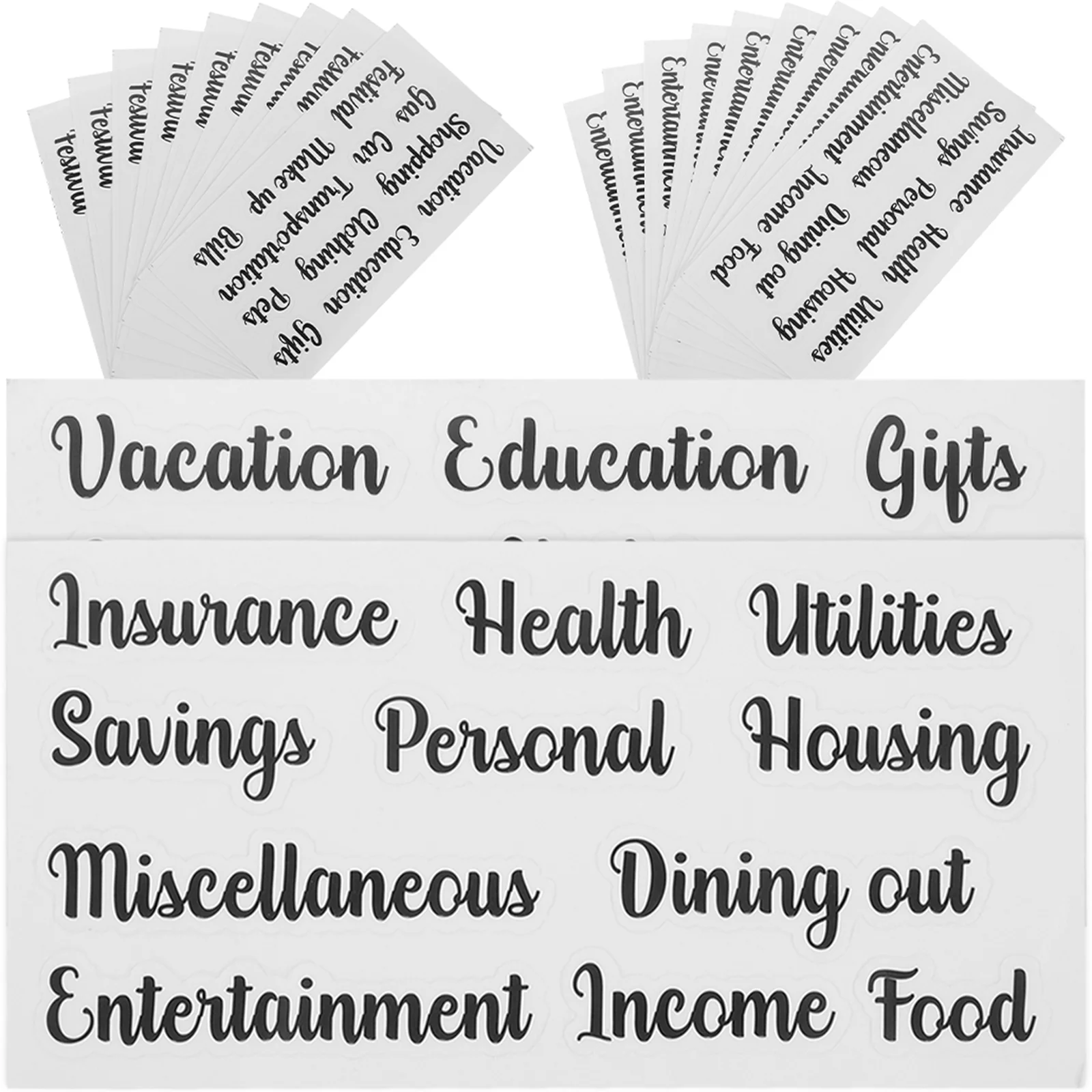 10 Sets of Classifying Budget Stickers Portable Cash Envelope Labels Daily Use Budget Labels
10 Sets of Classifying Budget Stickers Portable Cash Envelope Labels Daily Use Budget Labels