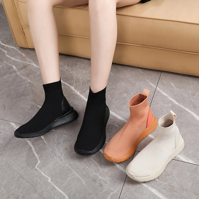 Women Boots Over The Knee Socks Shoes 2022 New Female Fashion Flat Shoes Autumn Winter Long Boot for Women Body Shaping Sneakers
Women Boots Over The Knee Socks Shoes 2022 New Female Fashion Flat Shoes Autumn Winter Long Boot for Women Body Shaping Sneakers