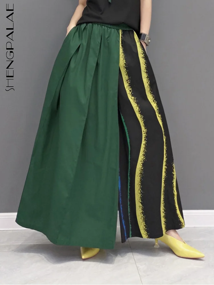 SHENGPALAE Korean Fashion Patchwork Women's Pant Irregular Contrast Color Loose Stripe Trousers Y2k Clothes 2024 Spring 5AE207
SHENGPALAE Korean Fashion Patchwork Women's Pant Irregular Contrast Color Loose Stripe Trousers Y2k Clothes 2024 Spring 5AE207