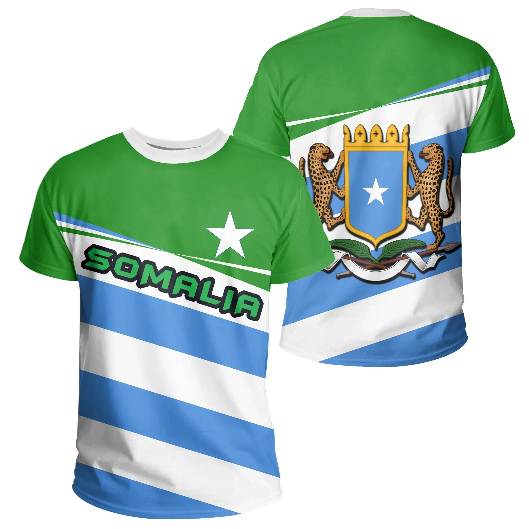 Somalia Active Flag T-Shirt For Men's Women's Tops Summer T-shirt Street Harajuku Oversized T-shirt Sports Casual Short-sleeved
Somalia Active Flag T-Shirt For Men's Women's Tops Summer T-shirt Street Harajuku Oversized T-shirt Sports Casual Short-sleeved