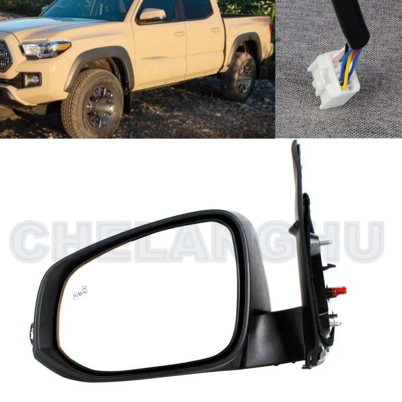 Зеркало в сборе для Toyota Tacoma 2016, 2017, 2018, 2019, 2020, 2021, США, 8 контактов, покрасочное, с подогревом, регулируемая мощность, складной, для слепых зон
Зеркало в сборе для Toyota Tacoma 2016, 2017, 2018, 2019, 2020, 2021, США, 8 контактов, покрасочное, с подогревом, регулируемая мощность, складной, для слепых зон