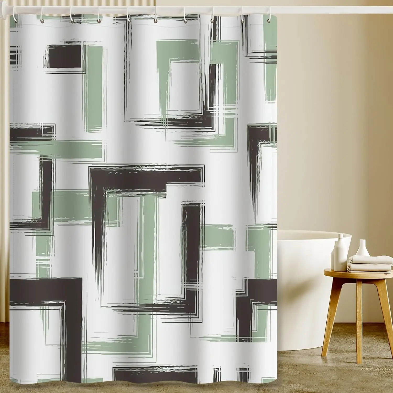 Colorful Lines Shower Curtain Modern Geometric Minimalist Abstract Fashion Art Polyester Fabric Bathroom Decor Curtain with Hook
Colorful Lines Shower Curtain Modern Geometric Minimalist Abstract Fashion Art Polyester Fabric Bathroom Decor Curtain with Hook