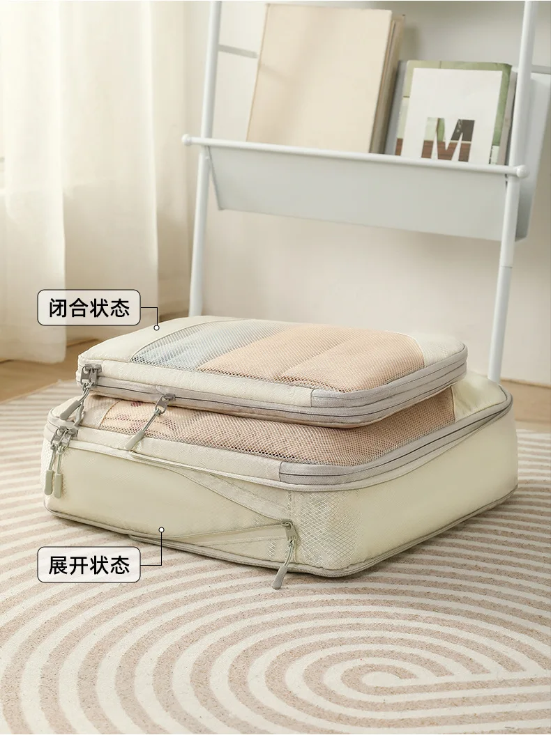 8PCS Travel Storage Bag Compressible Packing Cubes Foldable Waterproof Travel Suitcase Nylon Portable Handbag Luggage Organizer
8PCS Travel Storage Bag Compressible Packing Cubes Foldable Waterproof Travel Suitcase Nylon Portable Handbag Luggage Organizer