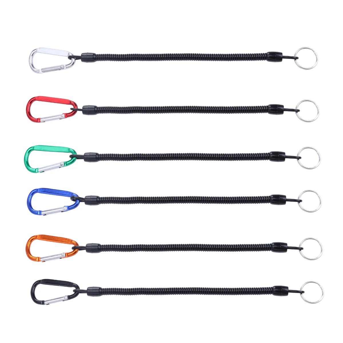 

Fishing Lanyards Boating Fishing Ropes Secure Pliers Lip Grips Tackle Fish Tools (Black)