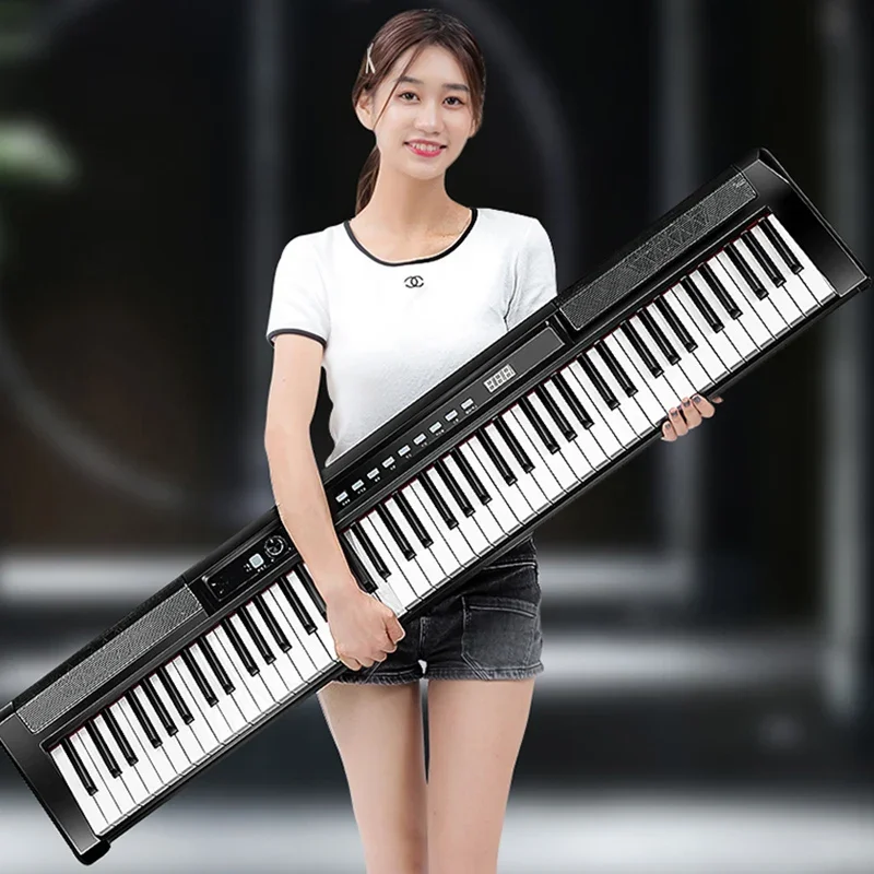 Flexible Electronic Piano Portable Keyboard 88 Keys Professional Synthesizer Electronic Organ Sustainable Teclado Synthesizer
Flexible Electronic Piano Portable Keyboard 88 Keys Professional Synthesizer Electronic Organ Sustainable Teclado Synthesizer