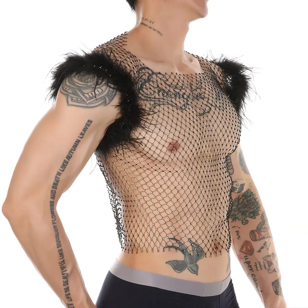 Men Fish Net Mesh Tops Sleeveless Vest Gym Training Tank Top Sport Clothing Underwear Gay See-through Lightweight Lingerie
Men Fish Net Mesh Tops Sleeveless Vest Gym Training Tank Top Sport Clothing Underwear Gay See-through Lightweight Lingerie