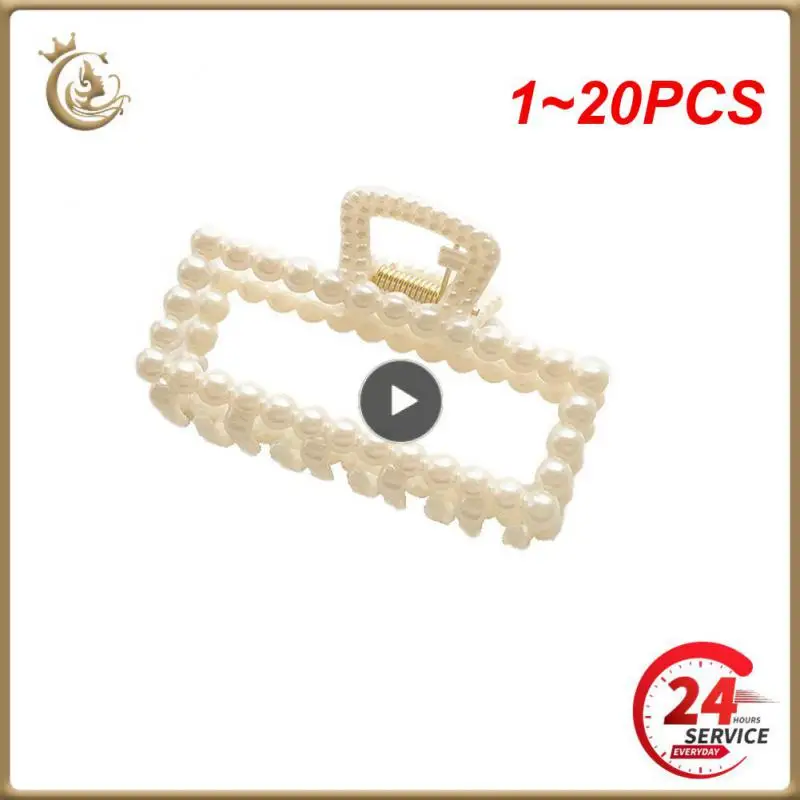 Заколки для волос с жемчужинами женские, элегантные Геометрические зажимы для волос, заколки для конского хвоста, крабы для волос, 1-20 шт.
Заколки для волос с жемчужинами женские, элегантные Геометрические зажимы для волос, заколки для конского хвоста, крабы для волос, 1-20 шт.