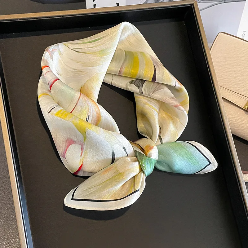 Женский атласный шарф из 100% натурального шелка, женский квадратный шаль с принтом, Женская бандана, шаль для женщин, бренд 2024
Женский атласный шарф из 100% натурального шелка, женский квадратный шаль с принтом, Женская бандана, шаль для женщин, бренд 2024