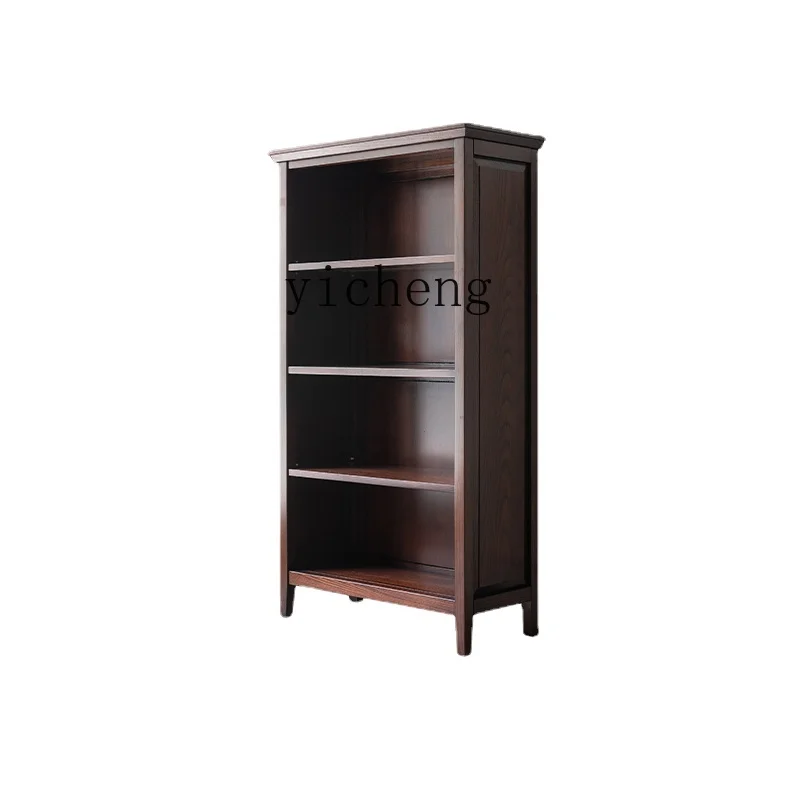 

Yy Solid Wood Bookcase American Bookshelf Small Low Cabinet Children Floor Standing Storage Cabinet Display Cabinet