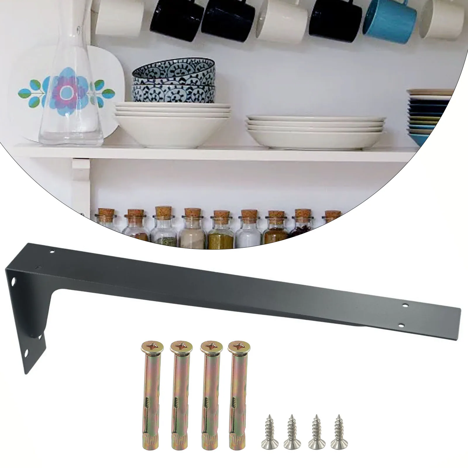 Bracket Furniture Heavy Duty Bracket Hardware Bracket Large Metal Shelf Space Saving Wall Mounted 8 X Screws Black
Bracket Furniture Heavy Duty Bracket Hardware Bracket Large Metal Shelf Space Saving Wall Mounted 8 X Screws Black