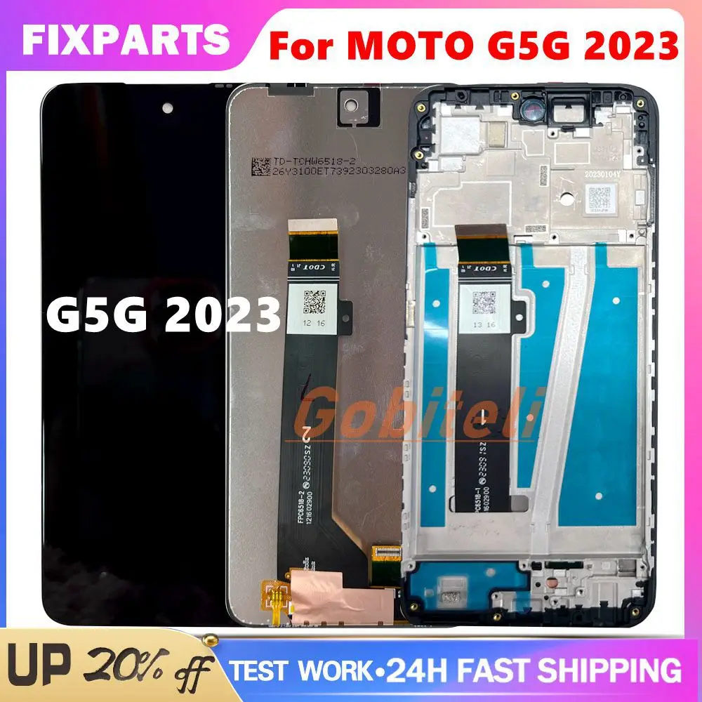 For Motorola Moto G5G 2023 LCD Display Touch Screen Digitizer Assembly For Moto G 5G 2023 Display With Frame Replacement Parts
For Motorola Moto G5G 2023 LCD Display Touch Screen Digitizer Assembly For Moto G 5G 2023 Display With Frame Replacement Parts