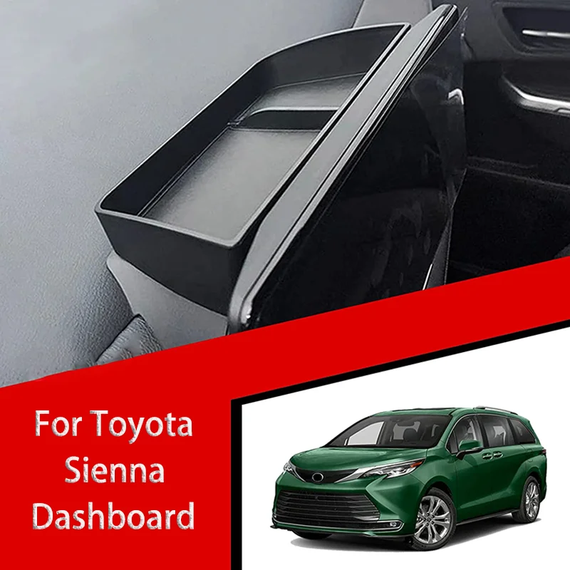 Контейнер для хранения аксессуаров для приборной панели, подходит для Toyota Sienna 2021 2022 2023
Контейнер для хранения аксессуаров для приборной панели, подходит для Toyota Sienna 2021 2022 2023