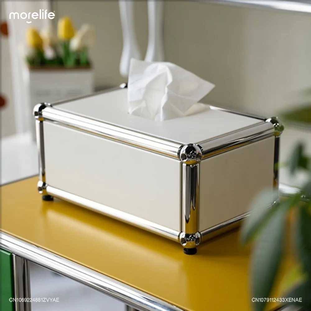 Light Luxury Tissue Box Cabinet Modular Nordic Luxurious Creative Paper Holder Stainless Steel Metal Board Living Room K01
Light Luxury Tissue Box Cabinet Modular Nordic Luxurious Creative Paper Holder Stainless Steel Metal Board Living Room K01