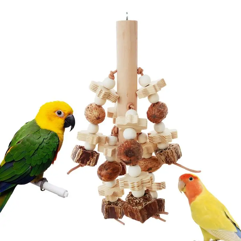 Wooden Bird Swing Toy 1PCS durable Wooden Chewing Stick Stand Bird Chewing Toys interactive Parrot Cage Bite Toy for Lovebirds
Wooden Bird Swing Toy 1PCS durable Wooden Chewing Stick Stand Bird Chewing Toys interactive Parrot Cage Bite Toy for Lovebirds