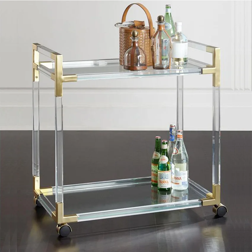 Wine cart trolley acrylic transparent dining car household movable tea cart simple stainless steel glass dining car
Wine cart trolley acrylic transparent dining car household movable tea cart simple stainless steel glass dining car