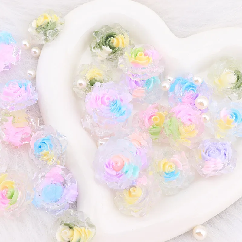 10Pcs Noctilucent Transparent Color Flower Resin DIY Icebox Hat Barrette Mobile Phone Case Decoration Cream Glue Flat Back Patch
10Pcs Noctilucent Transparent Color Flower Resin DIY Icebox Hat Barrette Mobile Phone Case Decoration Cream Glue Flat Back Patch