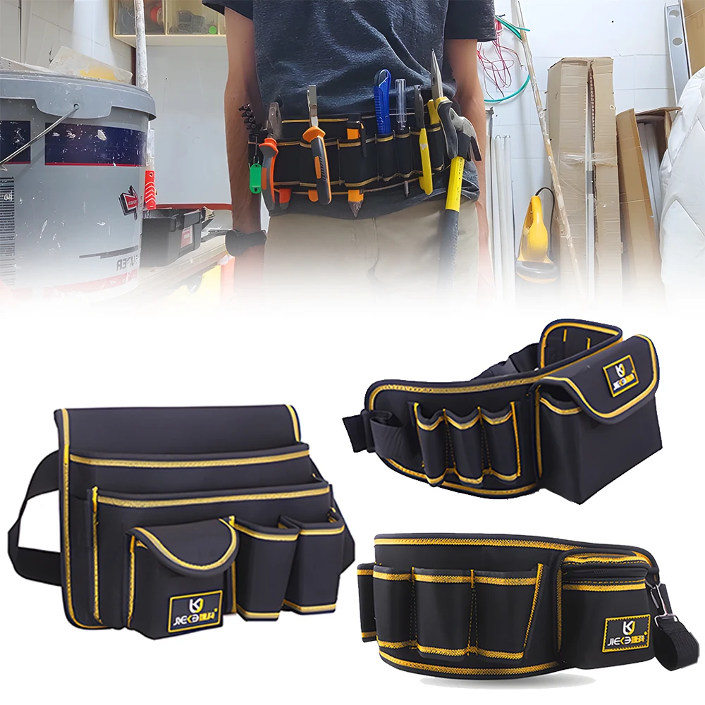 Multi-function Waist Pack Hardware Tool Pocket Oxford Cloth Wrench Pliers Storage Bag Repair Tool Storage Bag Tool Bag
Multi-function Waist Pack Hardware Tool Pocket Oxford Cloth Wrench Pliers Storage Bag Repair Tool Storage Bag Tool Bag