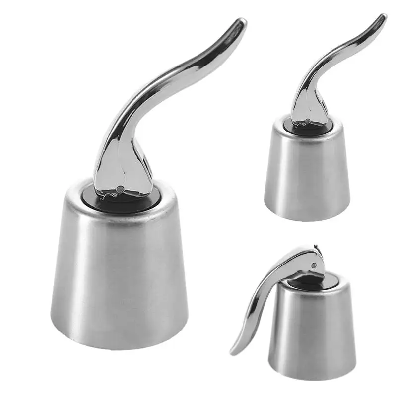 Wine Bottle Stopper Reusable Stainless Steel Toppers Wine Preserver and Stopper for Wine Bottles Leak Proof and Keeps Wine Fresh
Wine Bottle Stopper Reusable Stainless Steel Toppers Wine Preserver and Stopper for Wine Bottles Leak Proof and Keeps Wine Fresh
