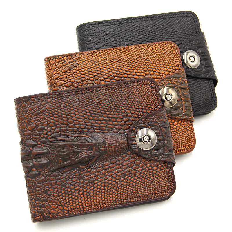 Crocodile Pattern Wallet Men Thin Genuine Leather Male Money Dollar Clip Credit Card Holder Coin Pocket Pouch Luxury Purse Short
Crocodile Pattern Wallet Men Thin Genuine Leather Male Money Dollar Clip Credit Card Holder Coin Pocket Pouch Luxury Purse Short