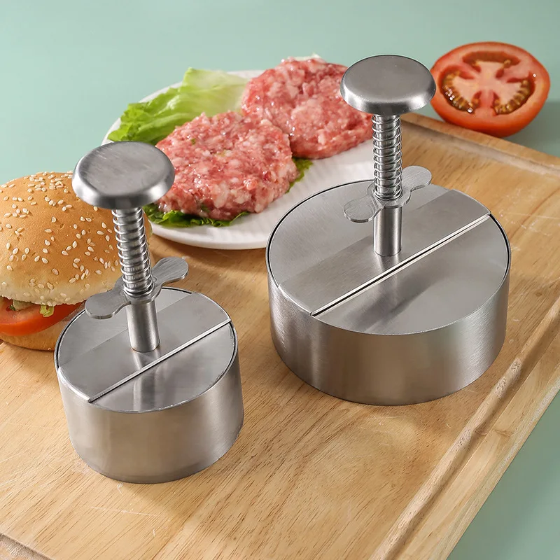 Hamburger Press Burger Patty Maker 304 Stainless Steel Pork Beef Burgers Manual Press Mold for Grill Griddle Meat Tool
Hamburger Press Burger Patty Maker 304 Stainless Steel Pork Beef Burgers Manual Press Mold for Grill Griddle Meat Tool