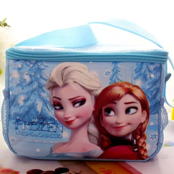 디즈니 만화 어린이 휴대용 점심 상자 가방 어린이 절연 점심 도시락 상자 피크닉 점심 상자 가방