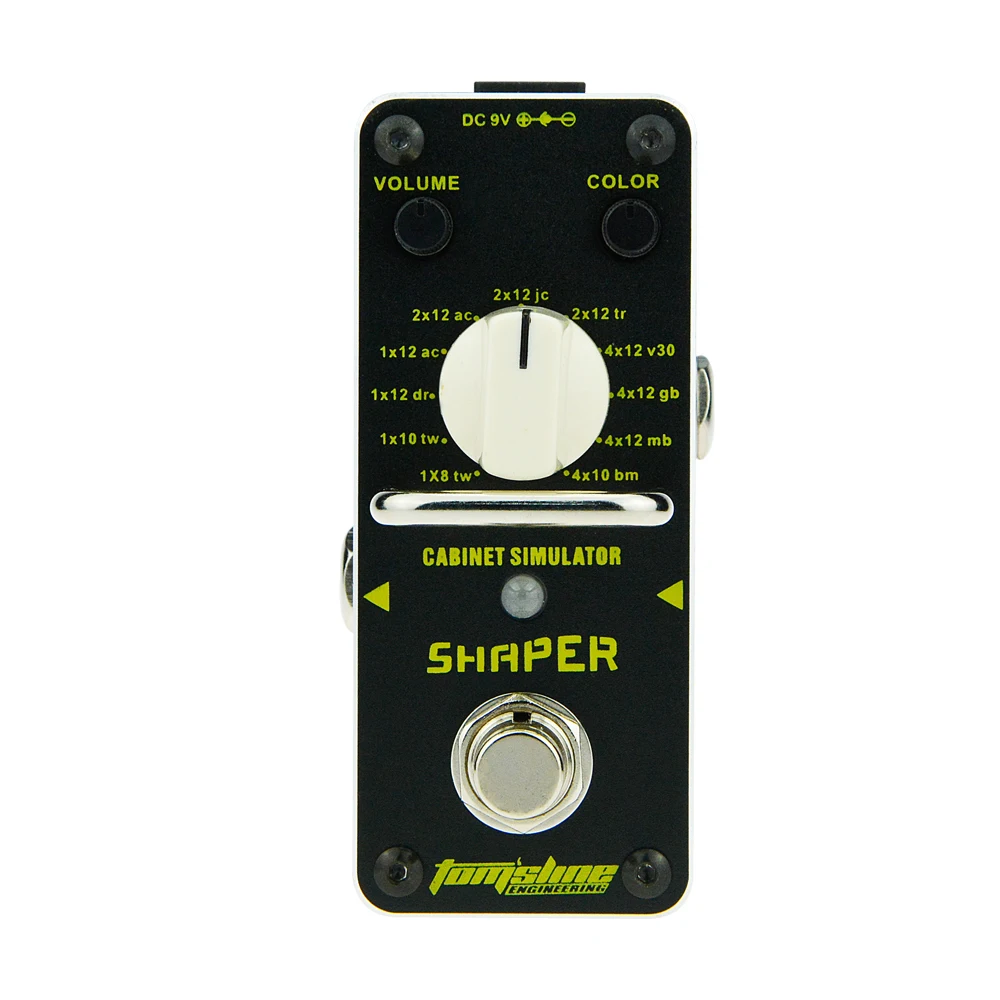 

AROMA ASR-3 Guitarra Effect Pedal Tom'sline Shaper Cabinet Simulator Mini Single Effect with True Bypass Electric Guitar Pedal
