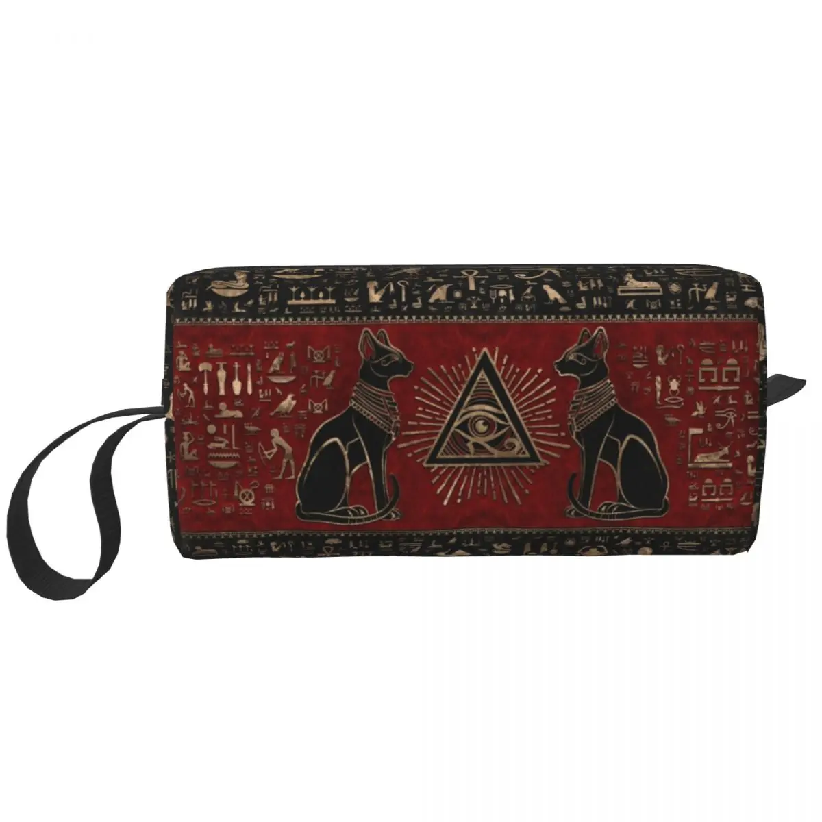 Egyptian Cats And Eye Of Horus Cosmetic Bag Makeup Bags Ancient Egypt Travel Water Resistant Toiletry Bag Organizer Storage Bag
Egyptian Cats And Eye Of Horus Cosmetic Bag Makeup Bags Ancient Egypt Travel Water Resistant Toiletry Bag Organizer Storage Bag