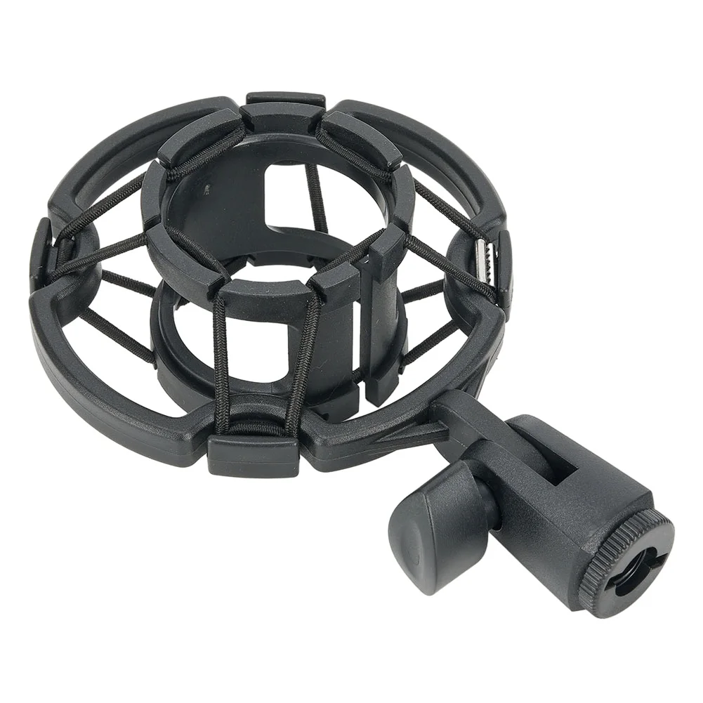 Practical Useful Microphone Mount Shock Adjustment Black With Locking Knob 14.8 X 9.8cm 1pc For Large Diaphram
Practical Useful Microphone Mount Shock Adjustment Black With Locking Knob 14.8 X 9.8cm 1pc For Large Diaphram