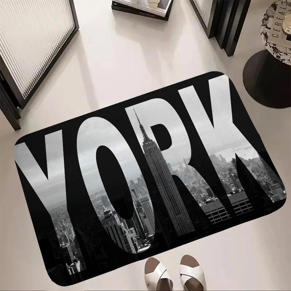 

YORK Foot Mat Entrance Door Doormat Bedrooom Carpet for Kitchen Balcony Rugs Room Mats Super Absorbent Bathroom Rug Bath House