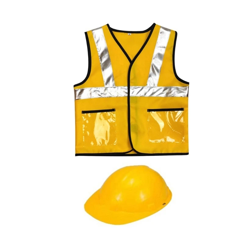 2/3Pcs Construction Worker Costume for Architecture Role Play,Halloween Party
2/3Pcs Construction Worker Costume for Architecture Role Play,Halloween Party
