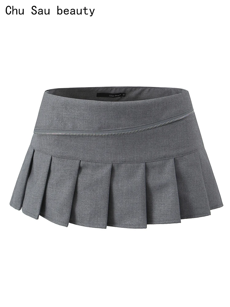 2024 Women Summer Fashion Solid Pleated Mini Skirt Vintage High Waist Streetwear Ladies Short Skirts Casual Chic Vestidos
2024 Women Summer Fashion Solid Pleated Mini Skirt Vintage High Waist Streetwear Ladies Short Skirts Casual Chic Vestidos