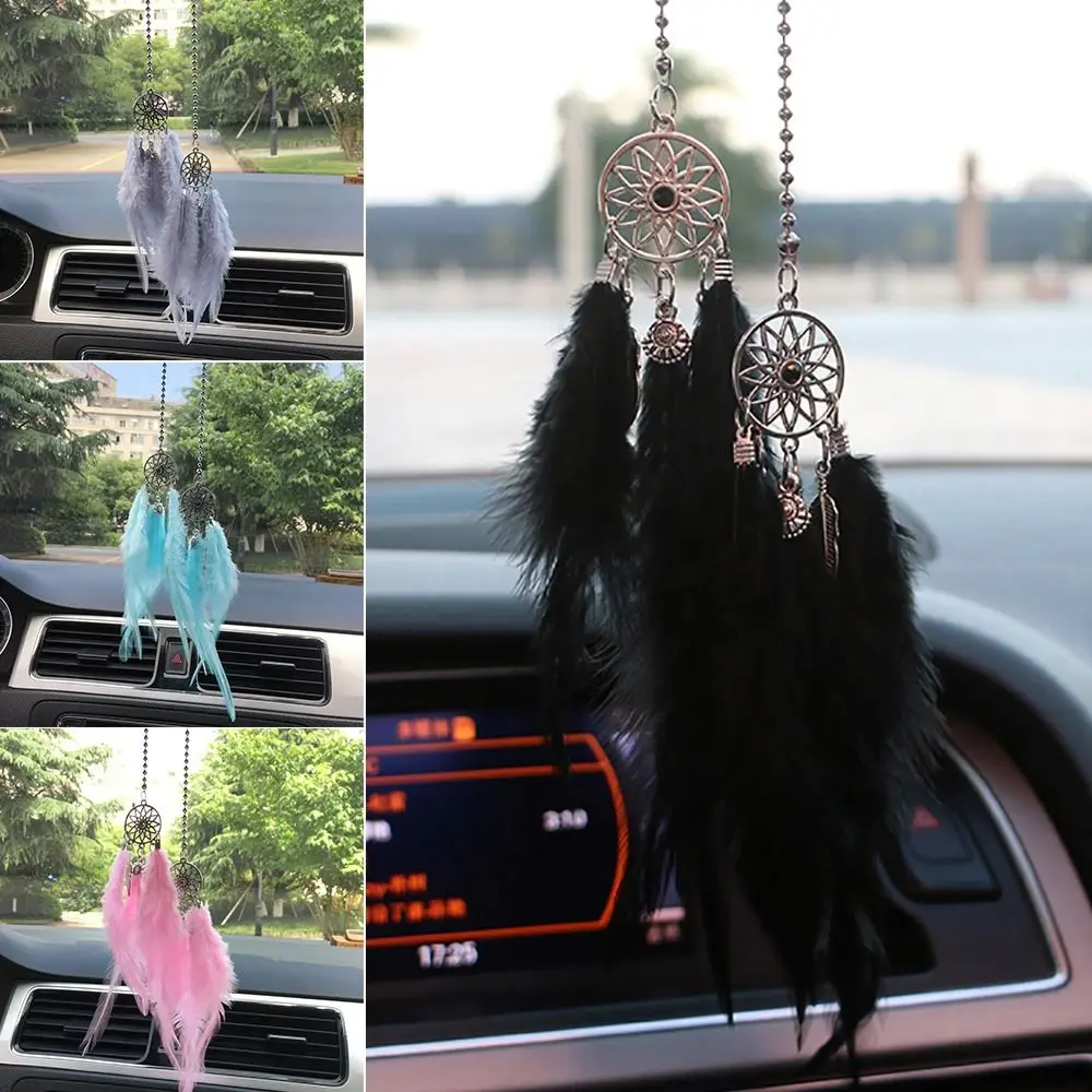2Pcs Chic Rearview Mirror Ornament Tassel Car Interior Accessories Auto Hanging Decorations Dream Catcher Car Pendant 
2Pcs Chic Rearview Mirror Ornament Tassel Car Interior Accessories Auto Hanging Decorations Dream Catcher Car Pendant
