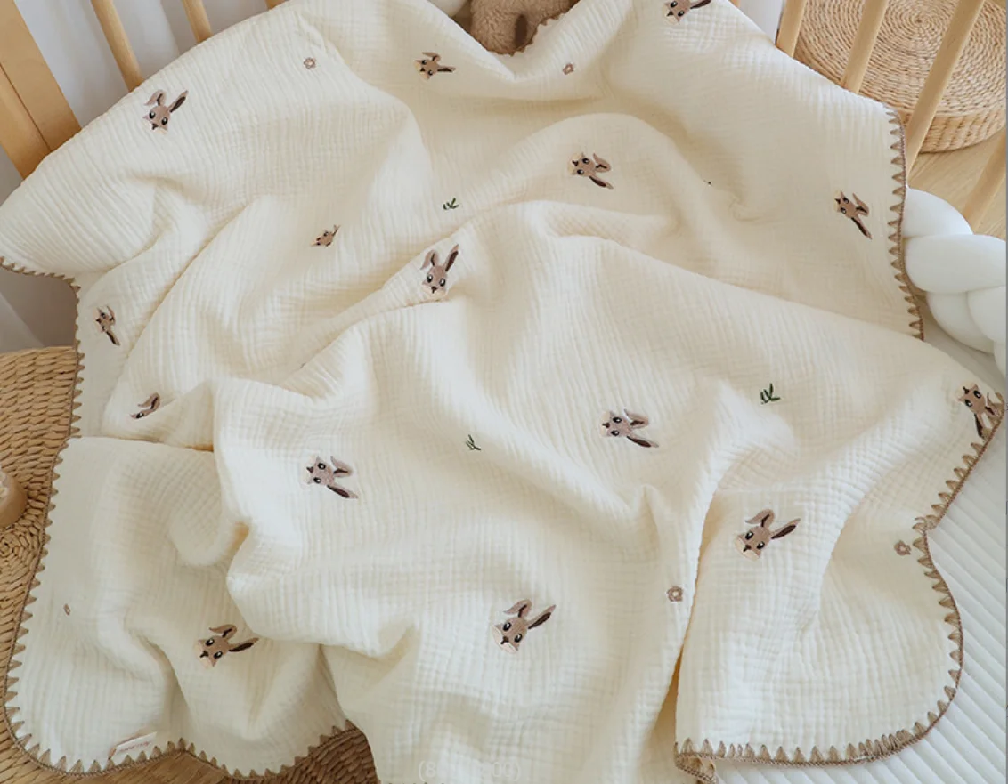 

Summer Baby Blanket For Boys Girls Newborn Muslin Swaddle Wrap Receiving Blankets For Stroller Bedding Crib Quilt Swaddle Me 0-3