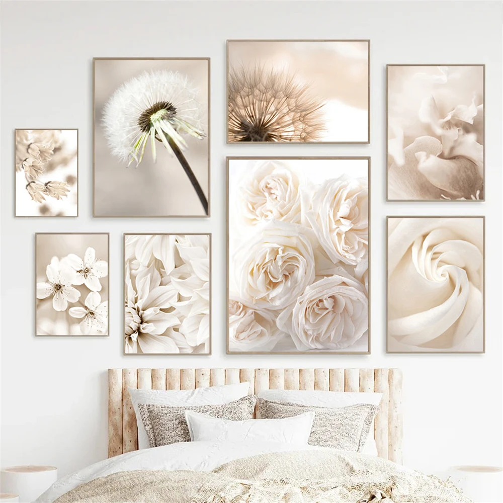 Beige Peony Rose Poster Botanical Flower Canvas Art Painting Dandelion Print Pictures Nordic Wall Posters Living Room Home Decor
Beige Peony Rose Poster Botanical Flower Canvas Art Painting Dandelion Print Pictures Nordic Wall Posters Living Room Home Decor