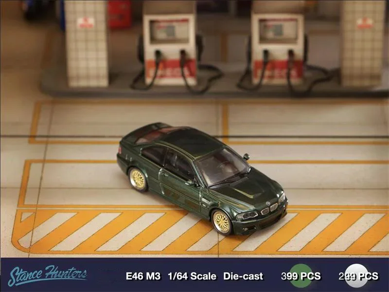 Литой автомобиль, коллекционная Миниатюрная модель для охотников 1:64 E46 M3
Литой автомобиль, коллекционная Миниатюрная модель для охотников 1:64 E46 M3