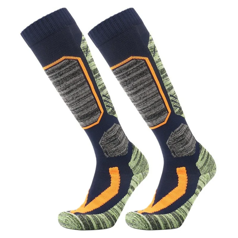 

New Ski Socks Thick Cotton Sports Snowboard Cycling Skiing Soccer Socks Men Women Moisture Absorption High Elastic Thermal Socks